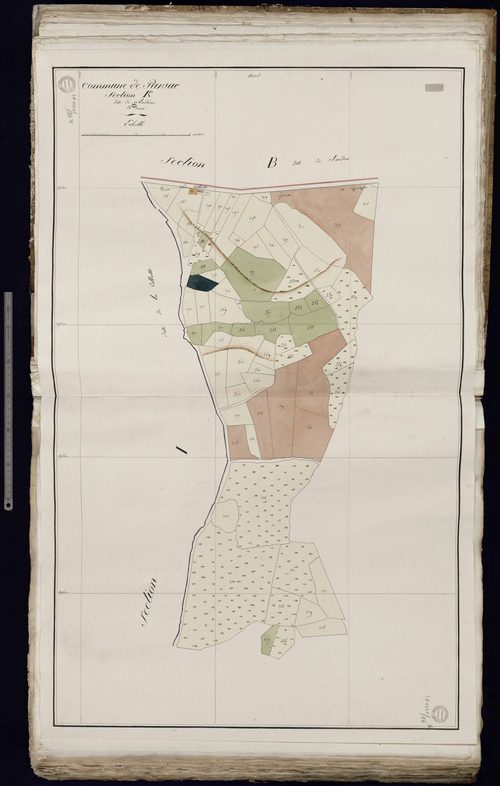 Parsac - Section K dite de Gladière (3ème feuille)