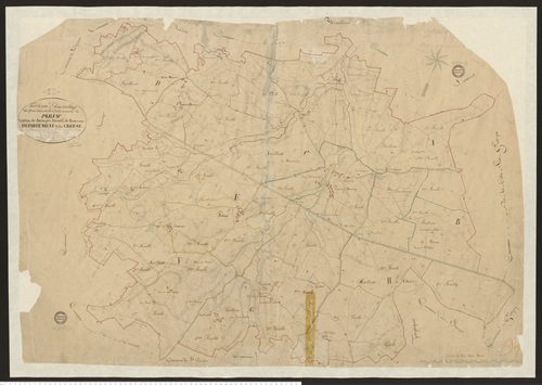 Parsac - Plan parcellaire communal