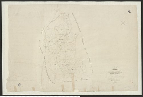 Peyrabout - Plan parcellaire communal