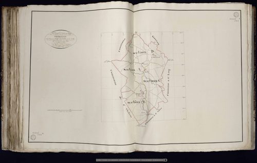 Pierrefitte - Tableau d'assemblage de la commune