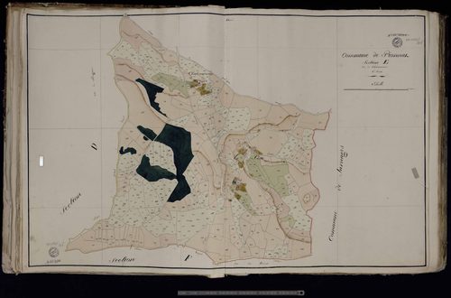Pionnat - Section E dite de Châteauvieux (1ère feuille)