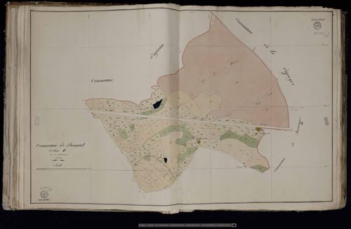 Pionnat - Section E dite de Châteauvieux (3ème feuille)