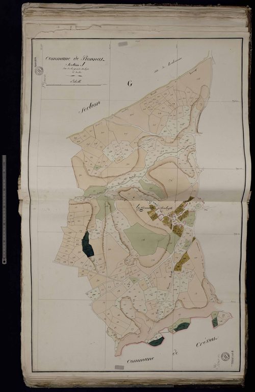 Pionnat - Section J dite de La Grande-Baleyte (1ère feuille)