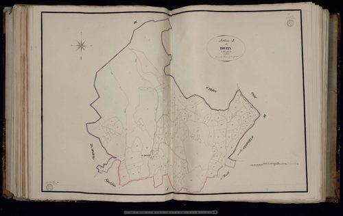 Poussanges - Section A dite du Boueix (1ère feuille)