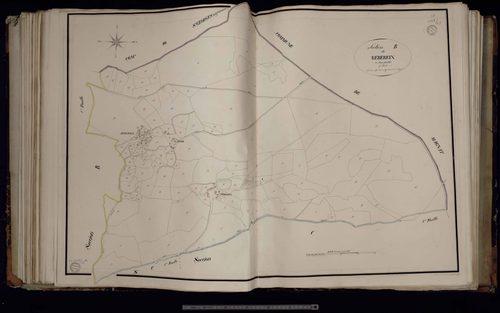 Poussanges - Section B dite du Rebereix (2ème feuille)