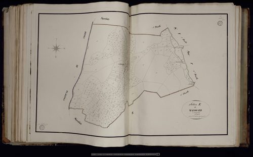 Poussanges - Section E dite du Maussard (2ème feuille)
