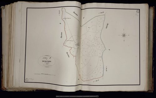 Poussanges - Section F dite de Poussanges (3ème feuille)