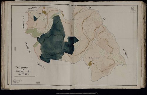 Rougnat - Section B : Chamassergue, Le Cheix (2ème feuille)