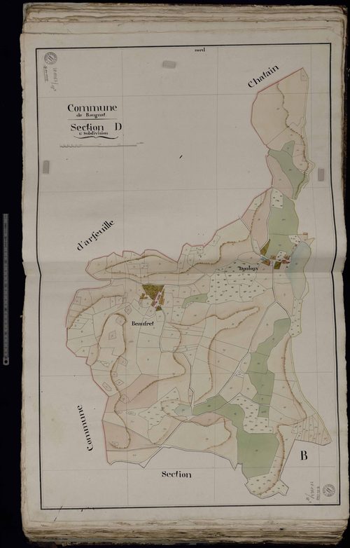 Rougnat - Section D : Beaufret, Douloux (1ère feuille)