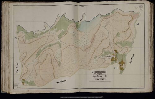 Rougnat - Section F: Le Courtioux (1ère feuille)