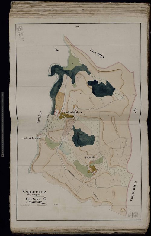 Rougnat - Section G : Château Bodeau, Beauretour (4ème feuille)