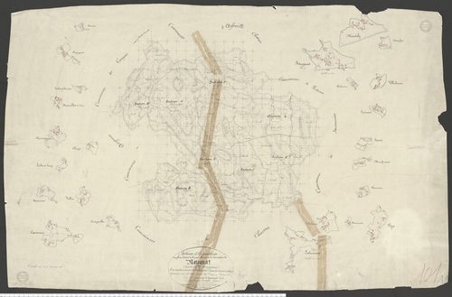 Rougnat - Plan parcellaire communal