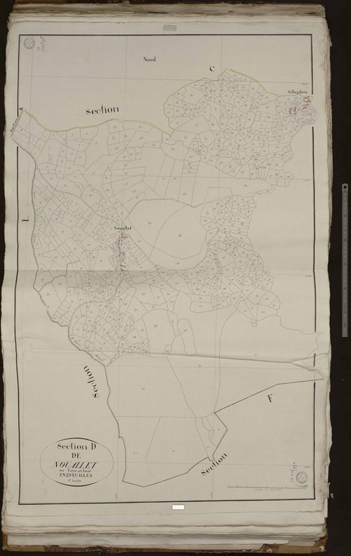 Sardent - Section D dite de Nouallet (1ère feuille)