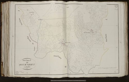 Sardent - Section I dite de Mont-de-Sardent (1ère feuille)