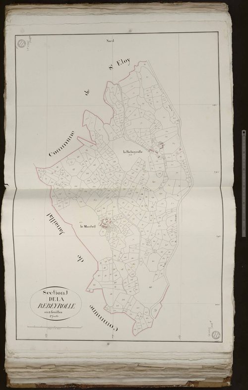 Sardent - Section J dite de la Rebeyrolle (2ème feuille)
