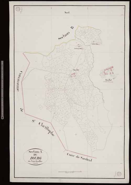 Savennes - Section A dite du Bourg (2ème feuille)