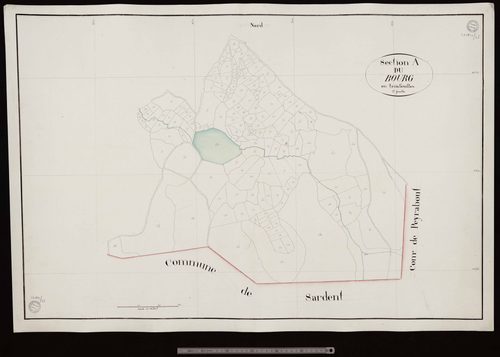 Savennes - Section A dite du Bourg (3ème feuille)