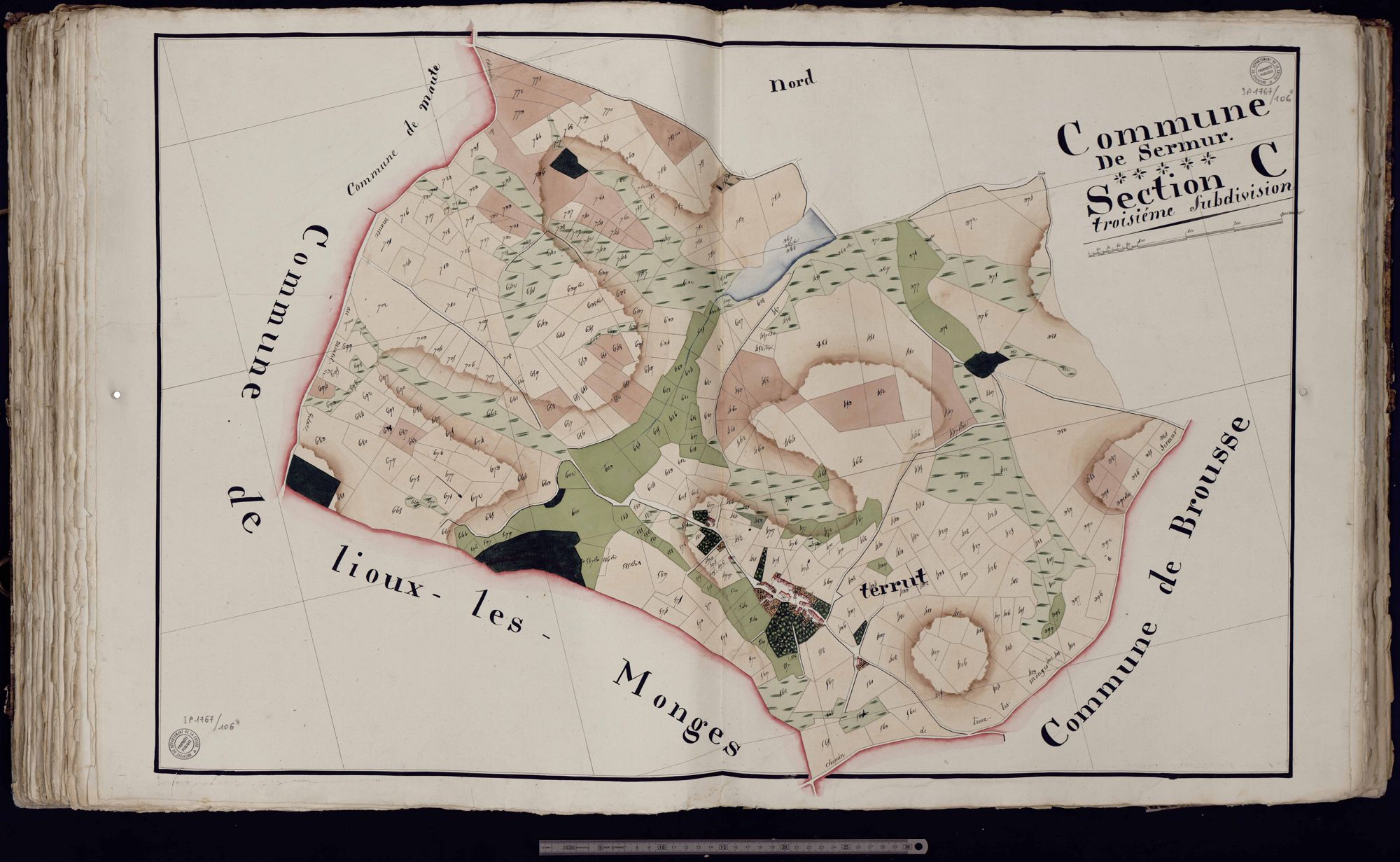 Sermur - Section C : Terrut (3ème feuille)
