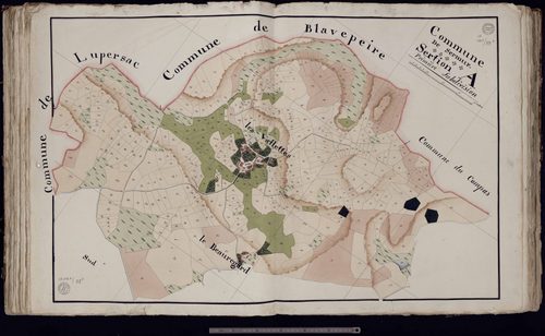 Sermur - Section A: Les Vallettes, Le Beauregard (1ère feuille)