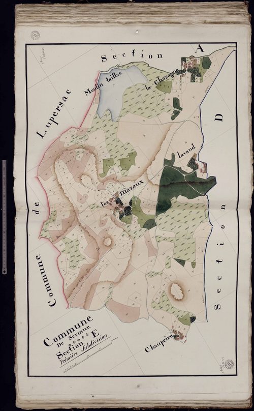Sermur - Section E : Les Mazaux (1ère feuille)