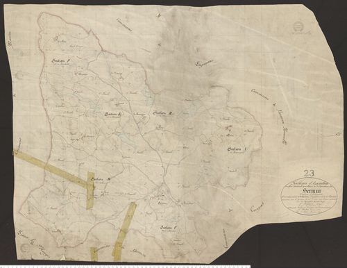 Sermur - Plan parcellaire communal