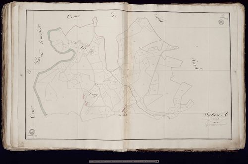 La Serre-Bussière-Vieille - Section A: Taury-Ia-Villette (1ère feuille)