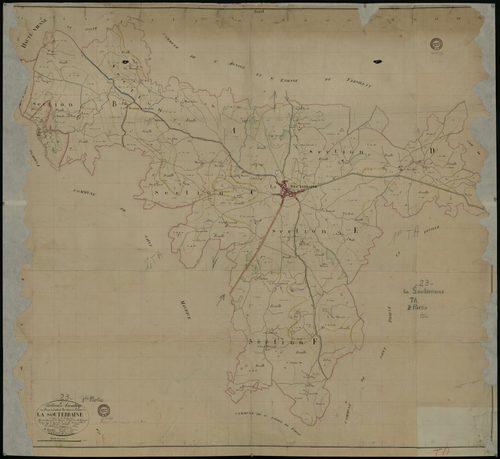 La Souterraine - Plan parcellaire communal