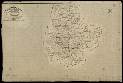 Saint-Agnant-de-Versillat - Plan parcellaire communal