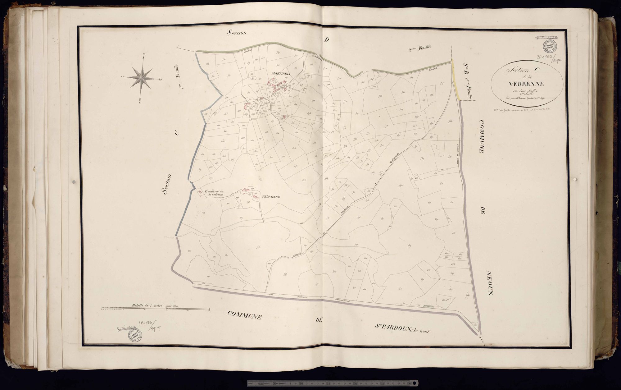 Saint-Alpinien - Section C dite de La Vedrenne (2ème feuille)