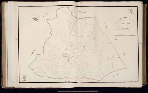 Saint-Alpinien - Section A dite de Saint-Alpinien (1ère feuille)