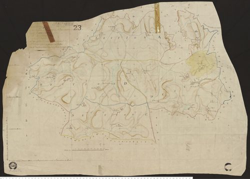 Saint-Alpinien - Plan parcellaire communal