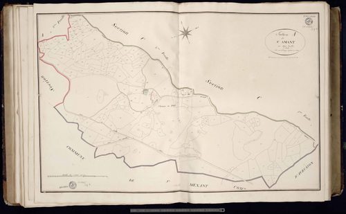 Saint-Amand - Section A dite de Saint-Amant (1ère feuille)