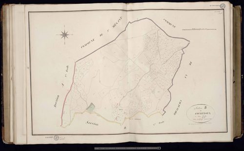 Saint-Amand - Section B dite du Courtioux (1ère feuille)