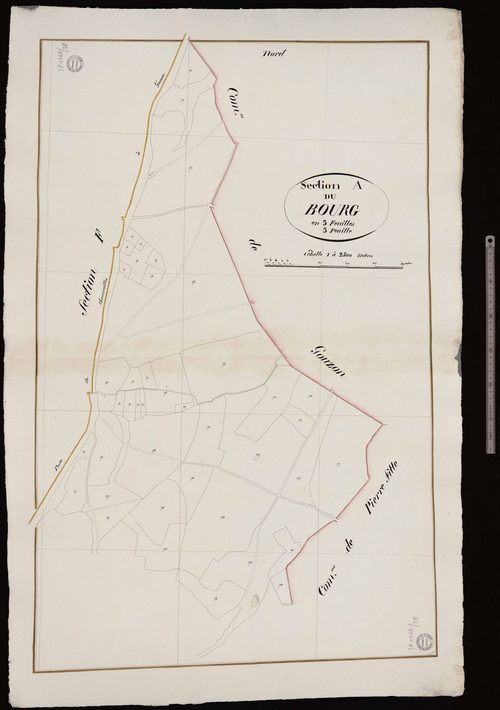 Saint-Chabrais - Section A dite du Bourg (3ème feuille)
