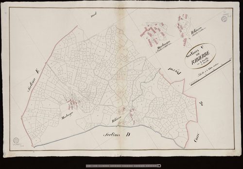 Saint-Chabrais - Section C dite de Ribierre (1ère feuille)