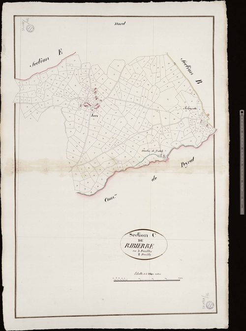 Saint-Chabrais - Section C dite de Ribierre (2ème feuille)