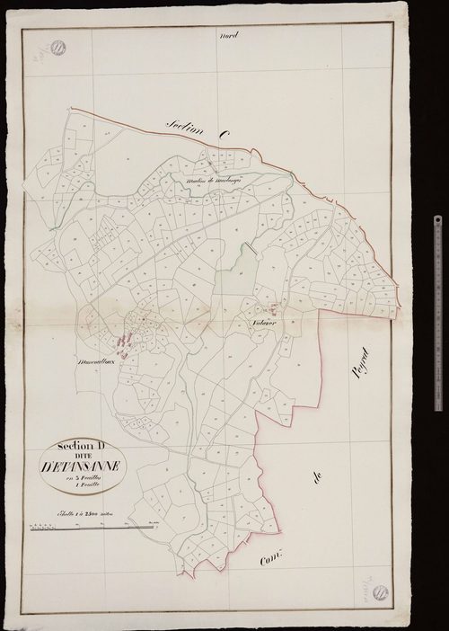 Saint-Chabrais - Section D dite d'Etansanne (1ère feuille)