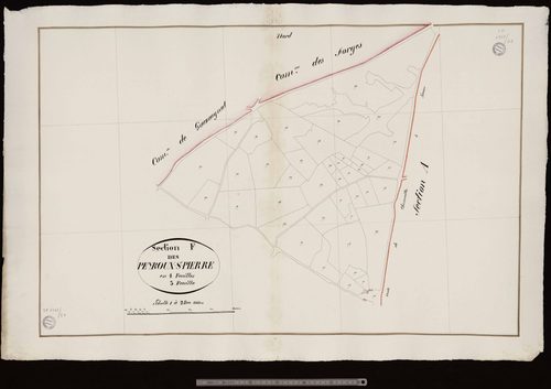 Saint-Chabrais - Section F dite des Peyroux-St-Pierre (3ème feuille)