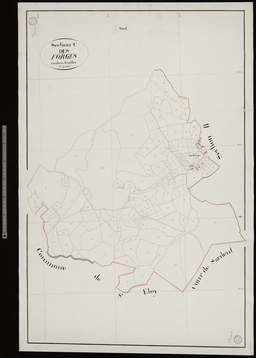 Saint-Christophe - Section C dite des Forges (2ème feuille)