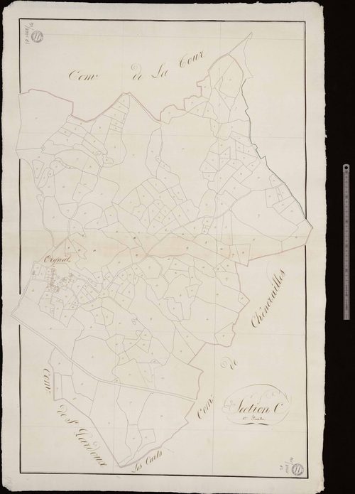 Saint-Dizier-la-Tour - Section C : Orgnat (1ère feuille)