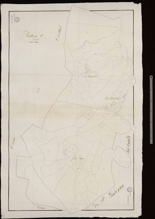 Saint-Dizier-la-Tour - Section C : Orgnat (1ère feuille)
