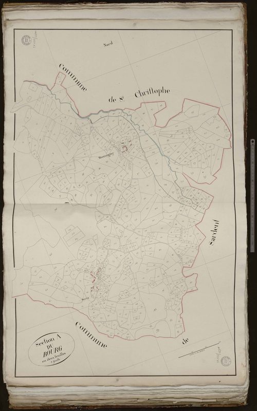 Saint-Eloi - Section A dite du Bourg (1ère feuille)