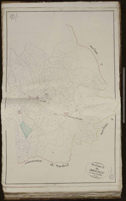 Saint-Eloi - Section E dite de Drouille (1ère feuille)