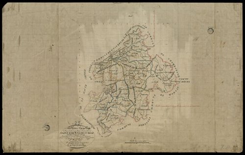 Saint-Etienne-de-Fursac - Plan parcellaire communal
