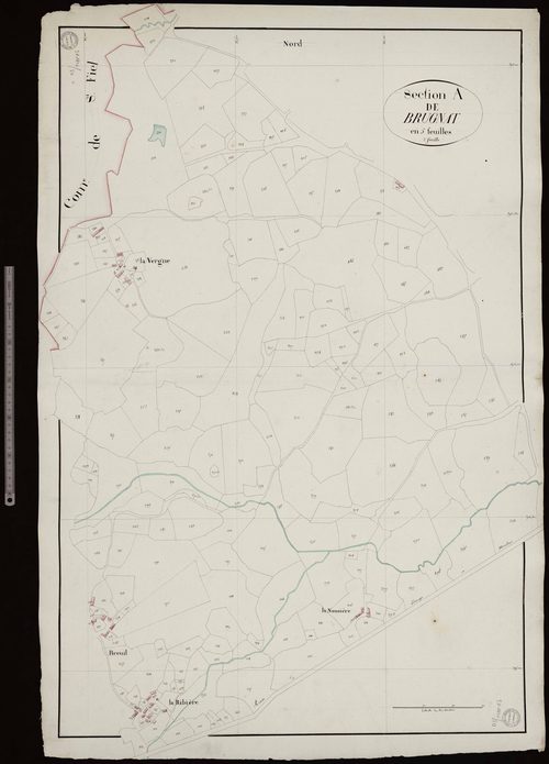 Sainte-Feyre - Section A dite de Brugnat (2ème feuille)