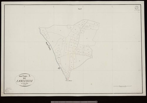 Saint-Fiel - Section A dite de La Villetelle (3ème feuille)