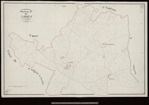 Saint-Fiel - Section D dite de Lardillat (1ère feuille)