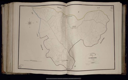 Saint-Frion - Section C dite de Sandelesse (1ère feuille)