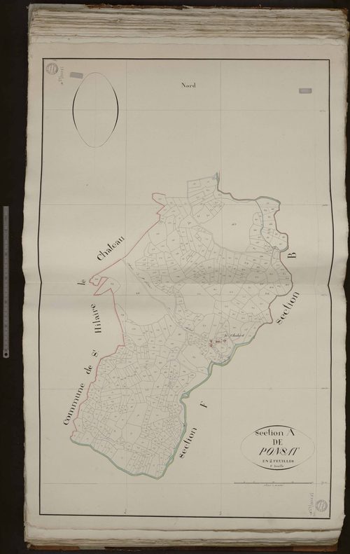 Saint-Georges-la-Pouge - Section A dite de Ponsat (1ère feuille)