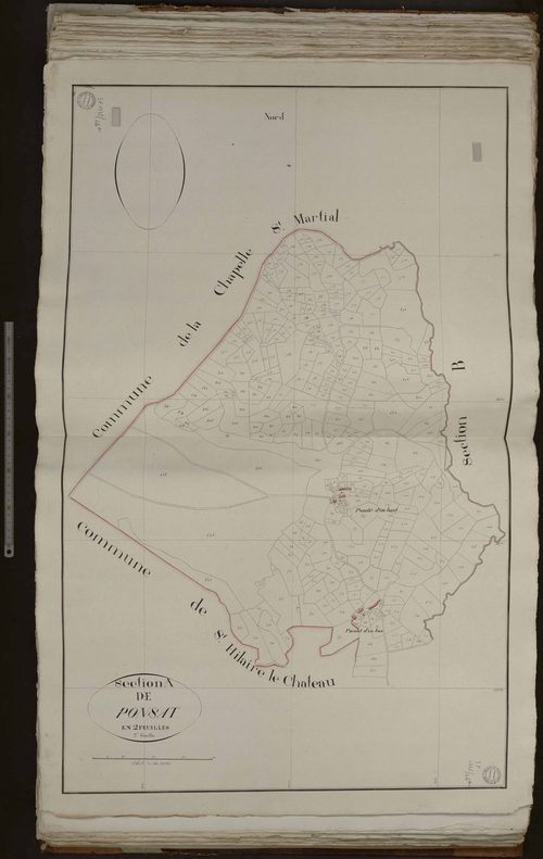 Saint-Georges-la-Pouge - Section A dite de Ponsat (2ème feuille)